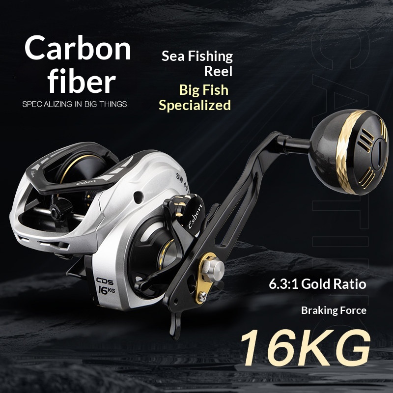 Trolling Reel - Exbert Baitcasting Makarası Metal Derin Tamburlu